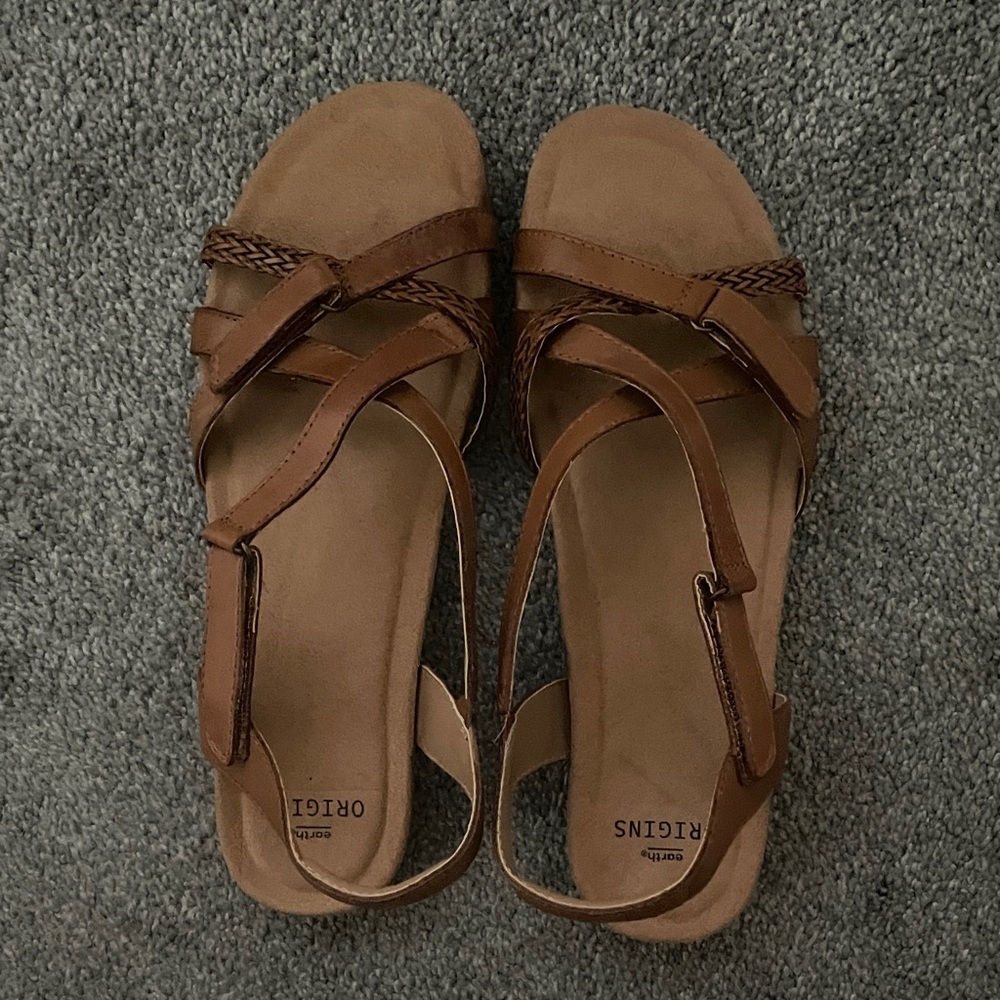 NWOT Earth Origins Tan Women's Sandals